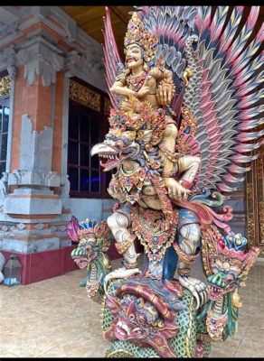  Il Garuda Visnu: un simbolo di potere celeste e protezione divina in una scultura del VIII secolo