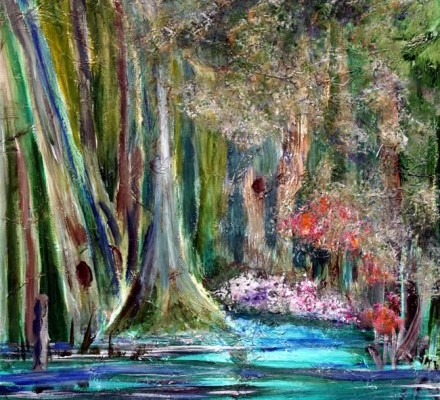 Cypress Swamp Painting