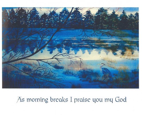 Morning Breakes 7x5 Note Card